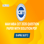 MAH MBA CET 2026 April 8 Slot 2 Question Paper with Solution Pdf